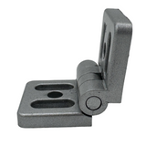 Bisagra de aluminio ranura ovalada