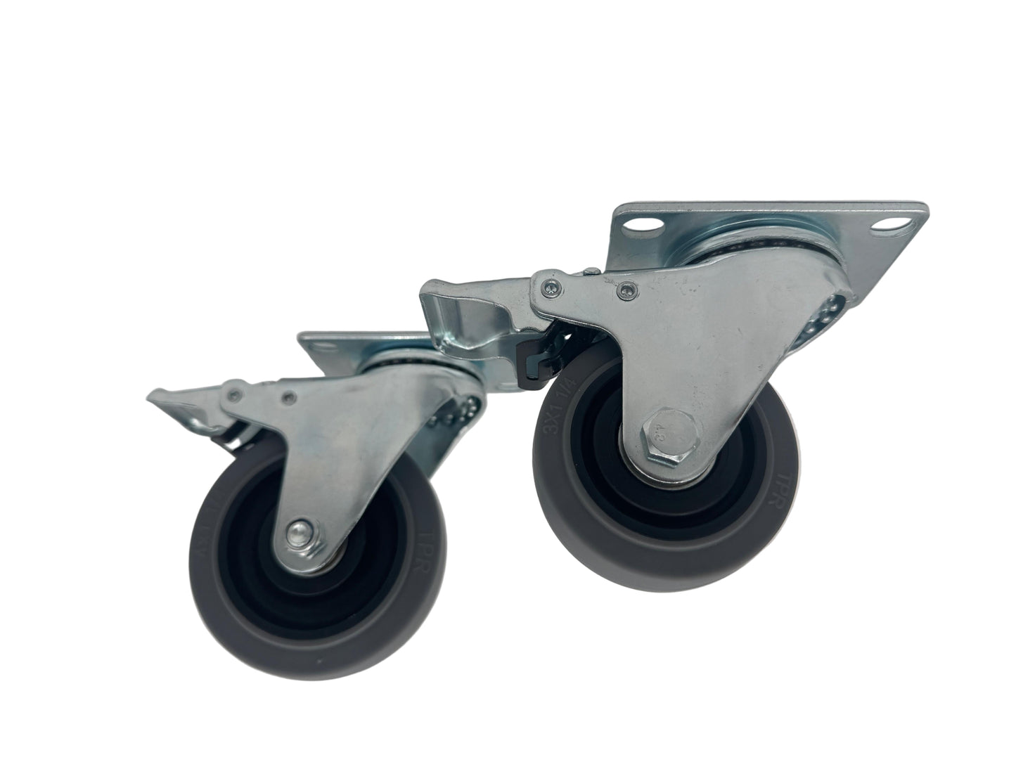 Ruedas con base planas