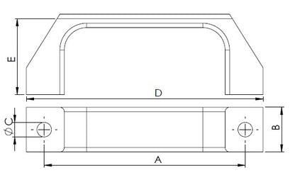 Manijas de aluminio