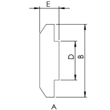 Conector de ranura T