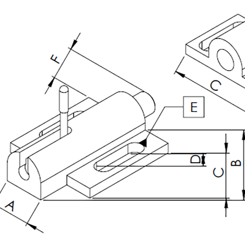 Deadbolt latch