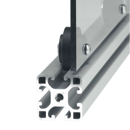 Rueda guía para perfil extruido